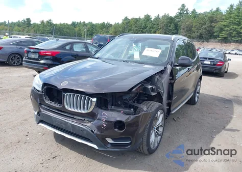 2016 BMW X3 xDrive28I z USA, uszkodzony, nr VIN 5UXWX9C51G0D72847